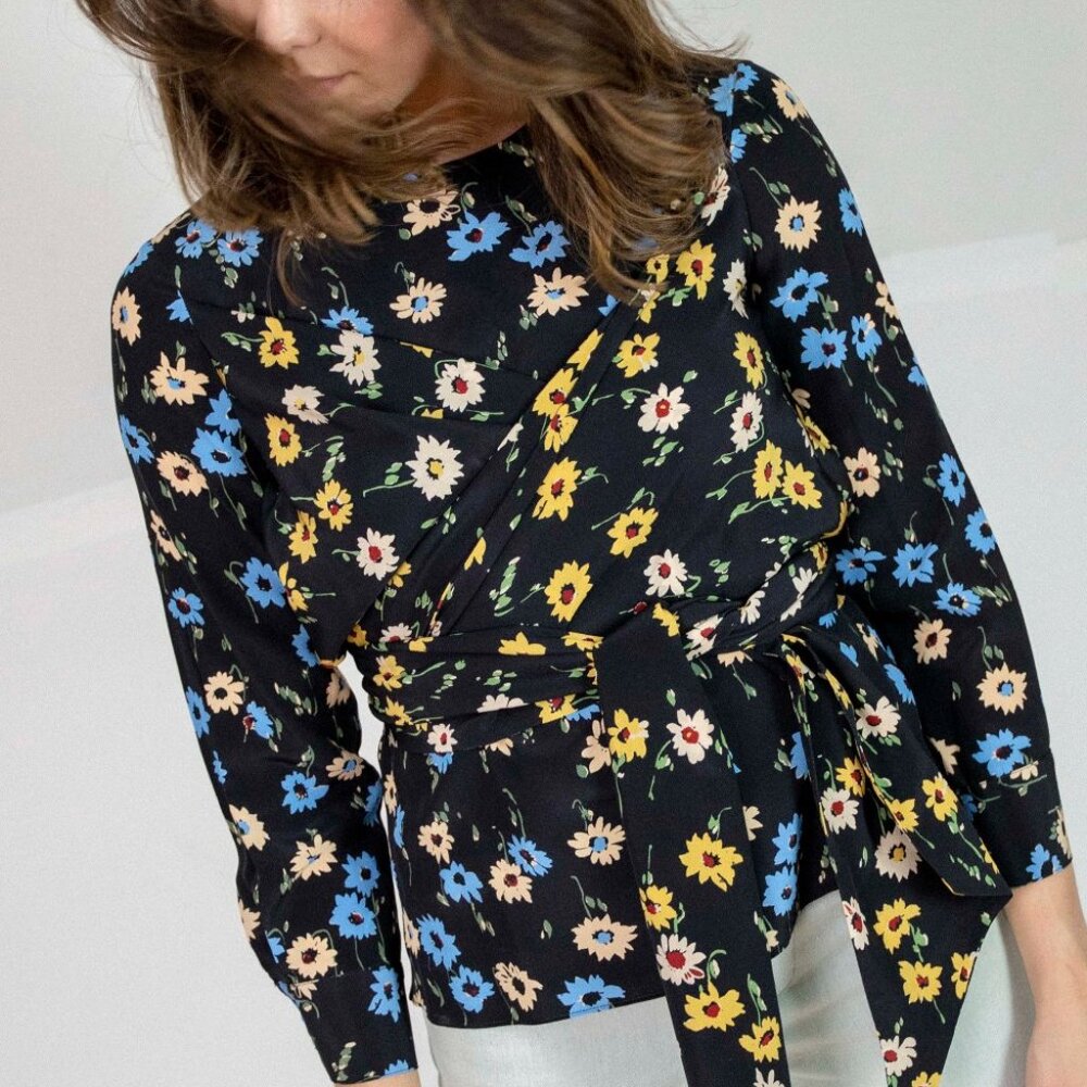 No. 6 Kelly Wrap Blouse